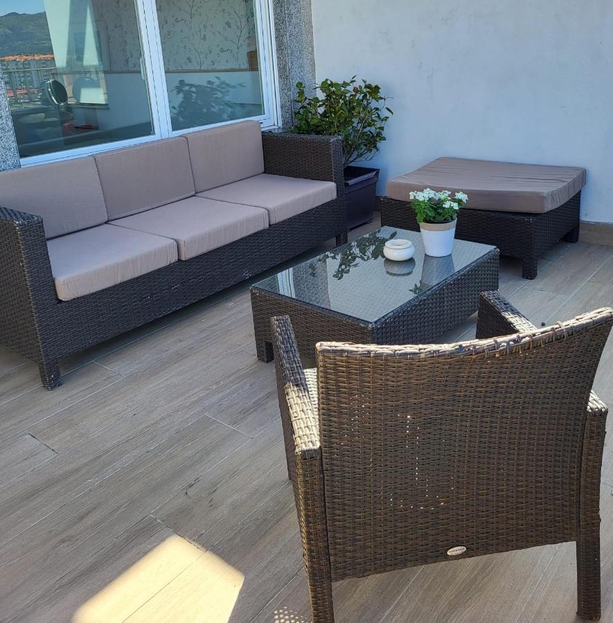 Ferienwohnung Atico Con Terraza Vigo Exterior foto