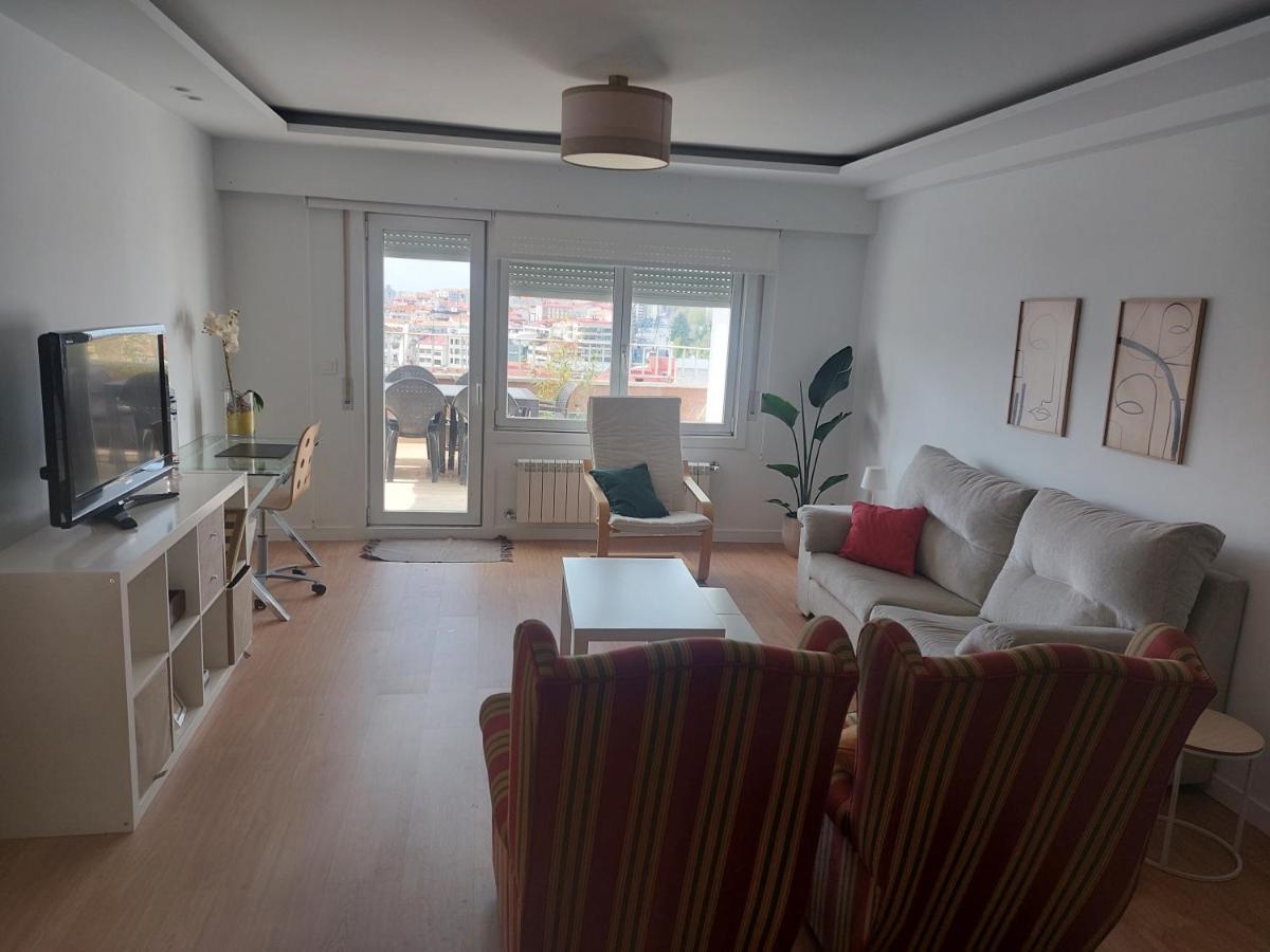 Ferienwohnung Atico Con Terraza Vigo Exterior foto